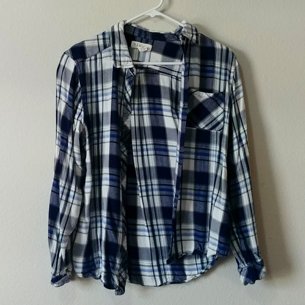 Plaid Long Sleeve Flannel